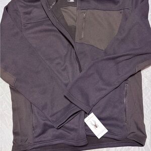 Spyder Black Full-Zip Jacket